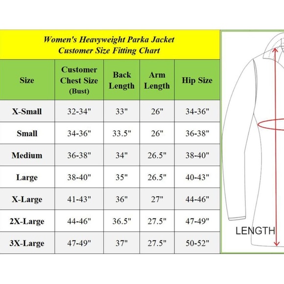 Women's Long Heavyweight Parka Jacket Burgandy - S - Picture 2 of 2